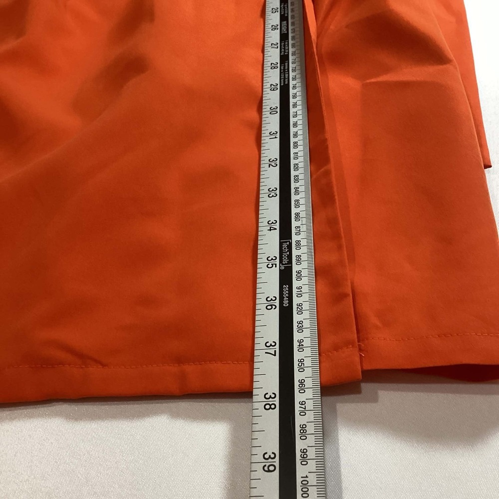 Mermaigirl Women Dress Size M Orange Long Sleeve Belted Wrap Midi Dress NWT - Picture 6 of 11